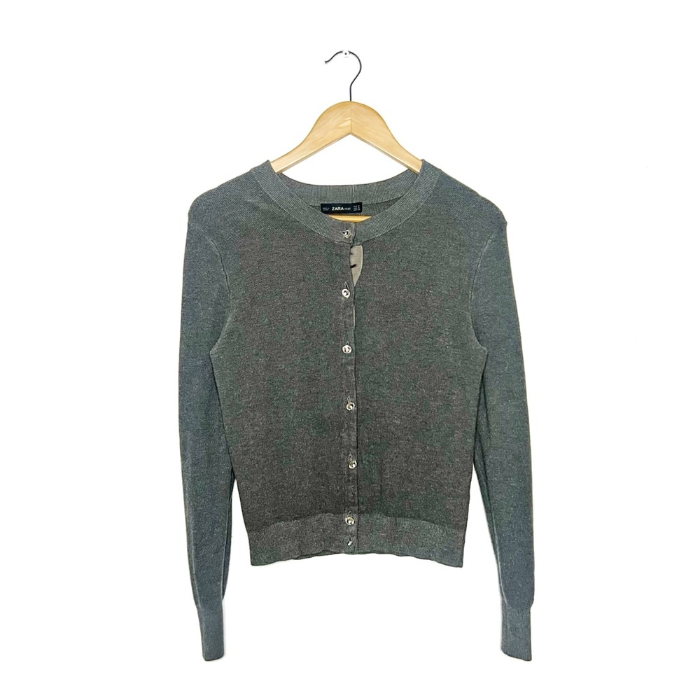 Zara | Gem Button Cardigan Sweater